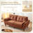 Modern Upholstered Loveseat-1956528987