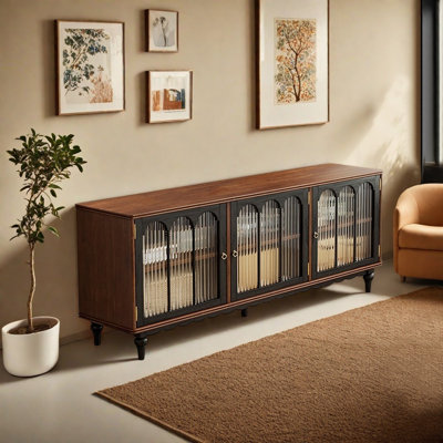 French style all solid wood TV stand