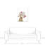 «Cute Baby Goat Butterfly Flowers», reproduction sur toile-1354769285
