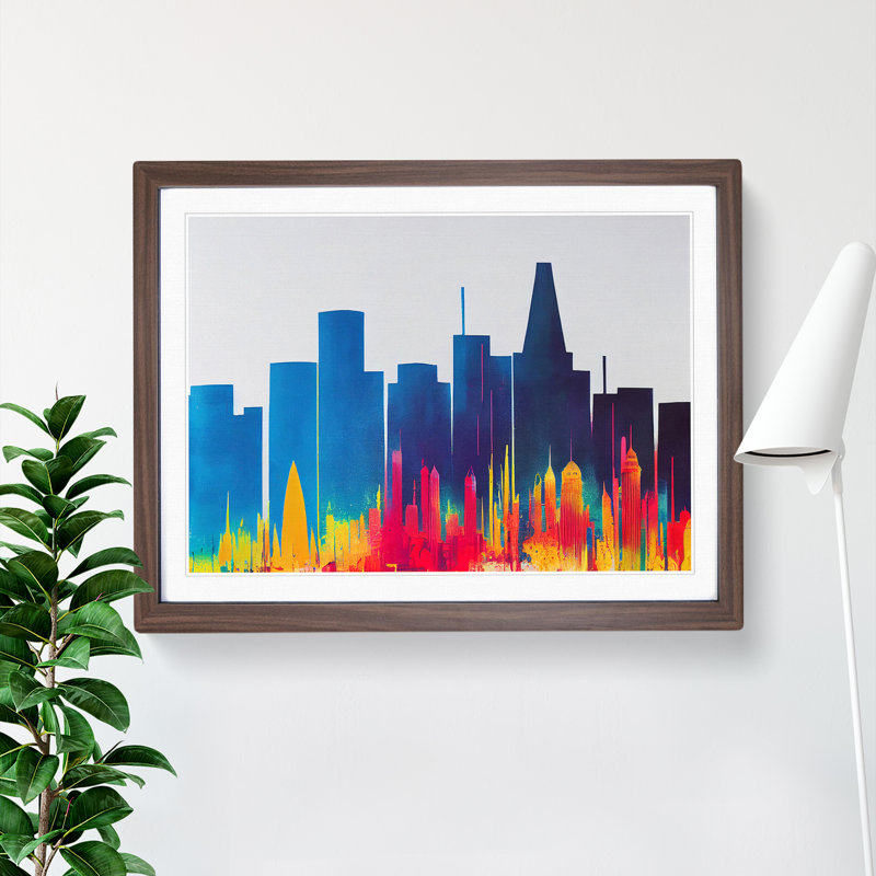 Skyscraper Skyline Vol.4 Abstract - Framed Print