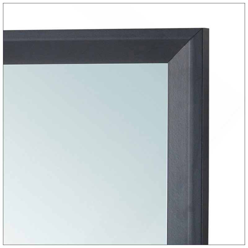 Miroir de conception moderne avec finition stratifiée de haute qualité et verre à faible distorsion pour des reflets clairs