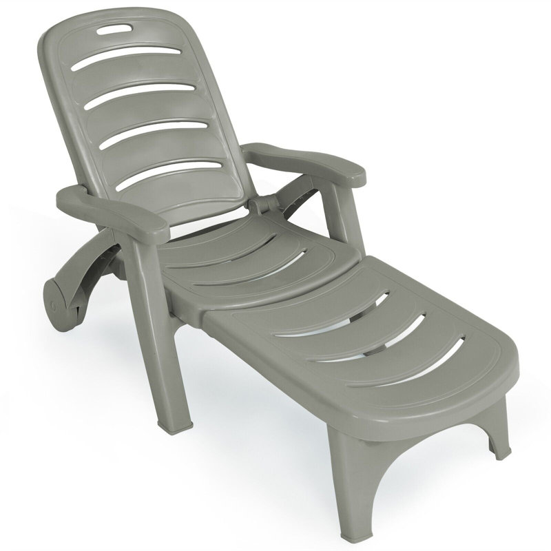 186cm Long Single Chaise, Grey