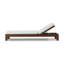 Verona Outdoor Teak Chaise Lounge