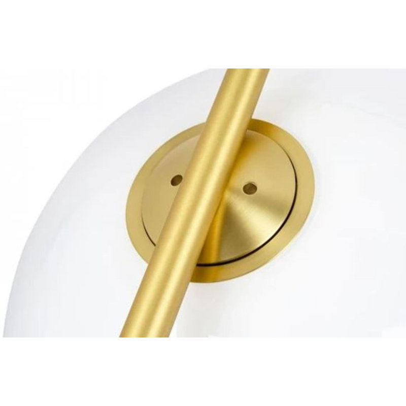 Luminaire suspendu sphérique 1 lumière Cadiz, H 28 po x l 12 po x P 12 po