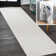 Yaniyah Classic Solid Low-Pile Machine-Washable Cream Rug