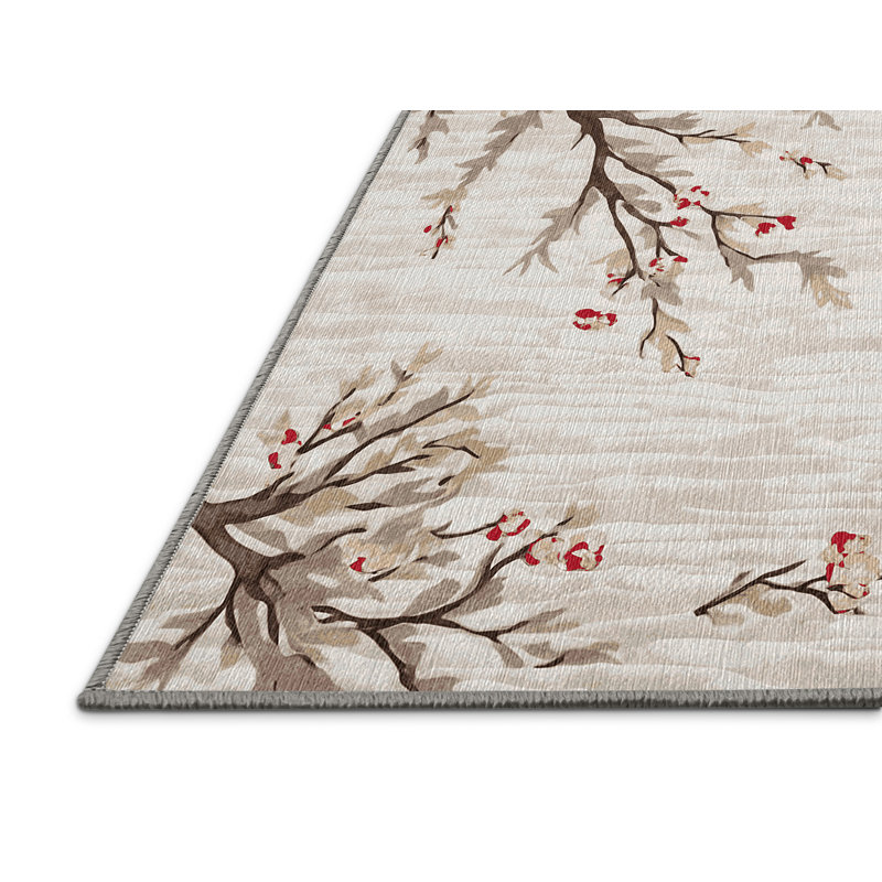 Tapis gris lavable à la machine, Tapis de couloir 2 pi x 5 pi