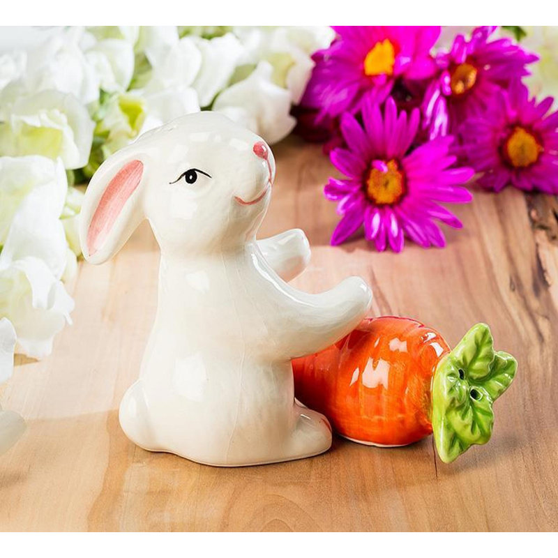 Salière et poivrière Bunny & Carrot