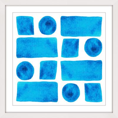 « blue method », reproduction d’art encadrée