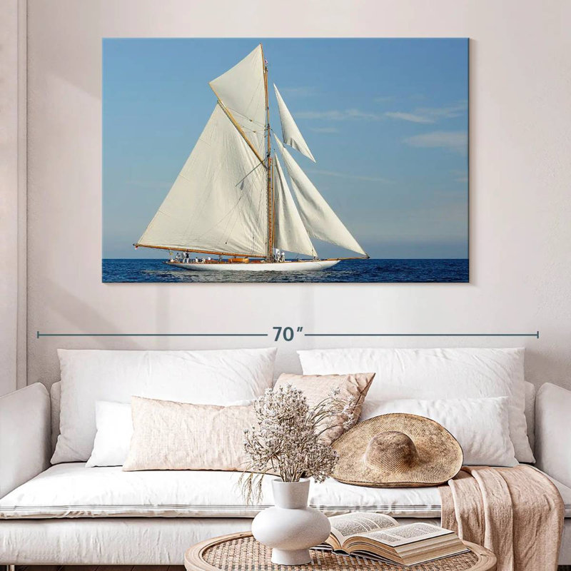 Voilier Mehar Saint Tropez, H 34 po x l 51 po