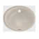 Dantesca® Vitreous China Oval Undermount Bathroom Sink with Overflow