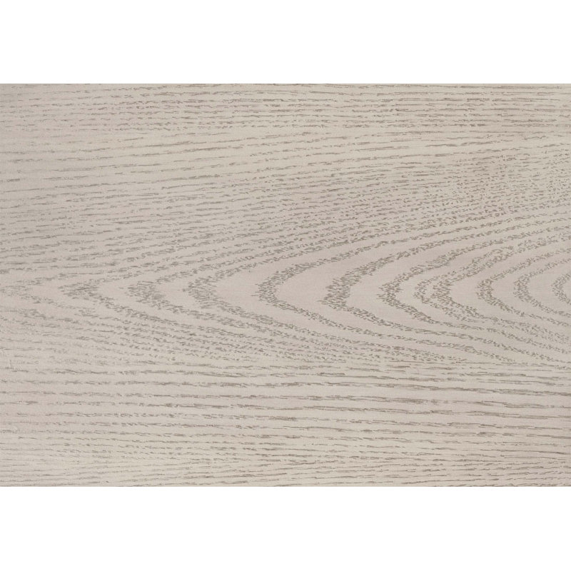 Table de salle à manger extensible au fini blanc antique avec rallonge séparée pour des sièges polyvalents et un design élégant