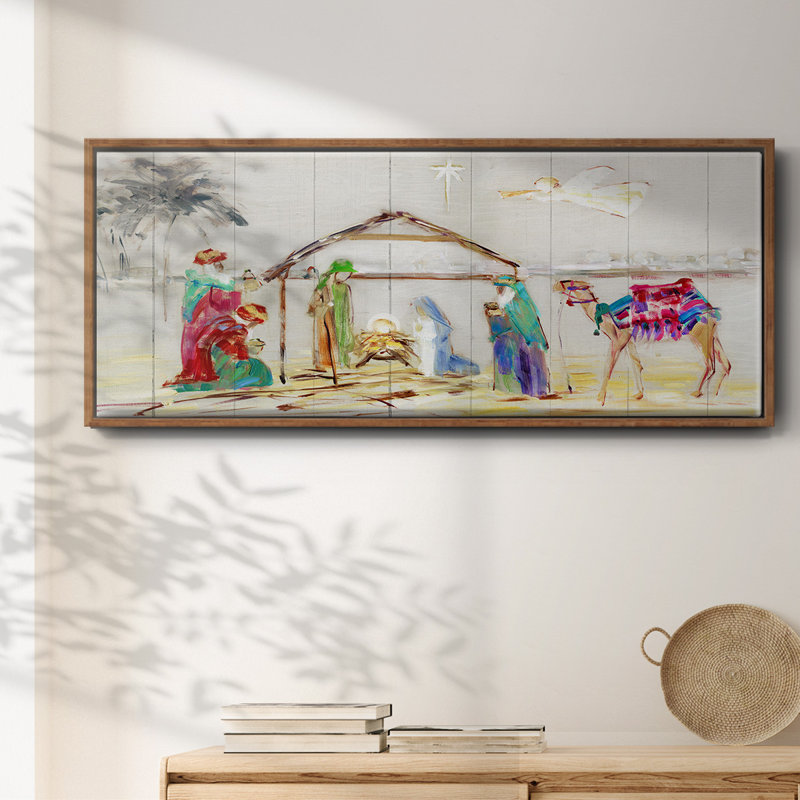 Nativité - toile encadrée