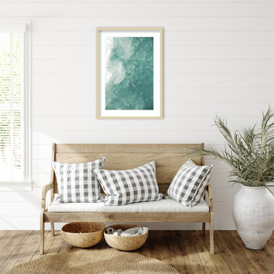 Impression sur toile encadrée «Daisey Oceano» par Shot par Clint Wood