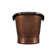 Paige 66" Copper Double Slipper Pedestal Tub with Pre-Drilled Overflow and Rolled Rim