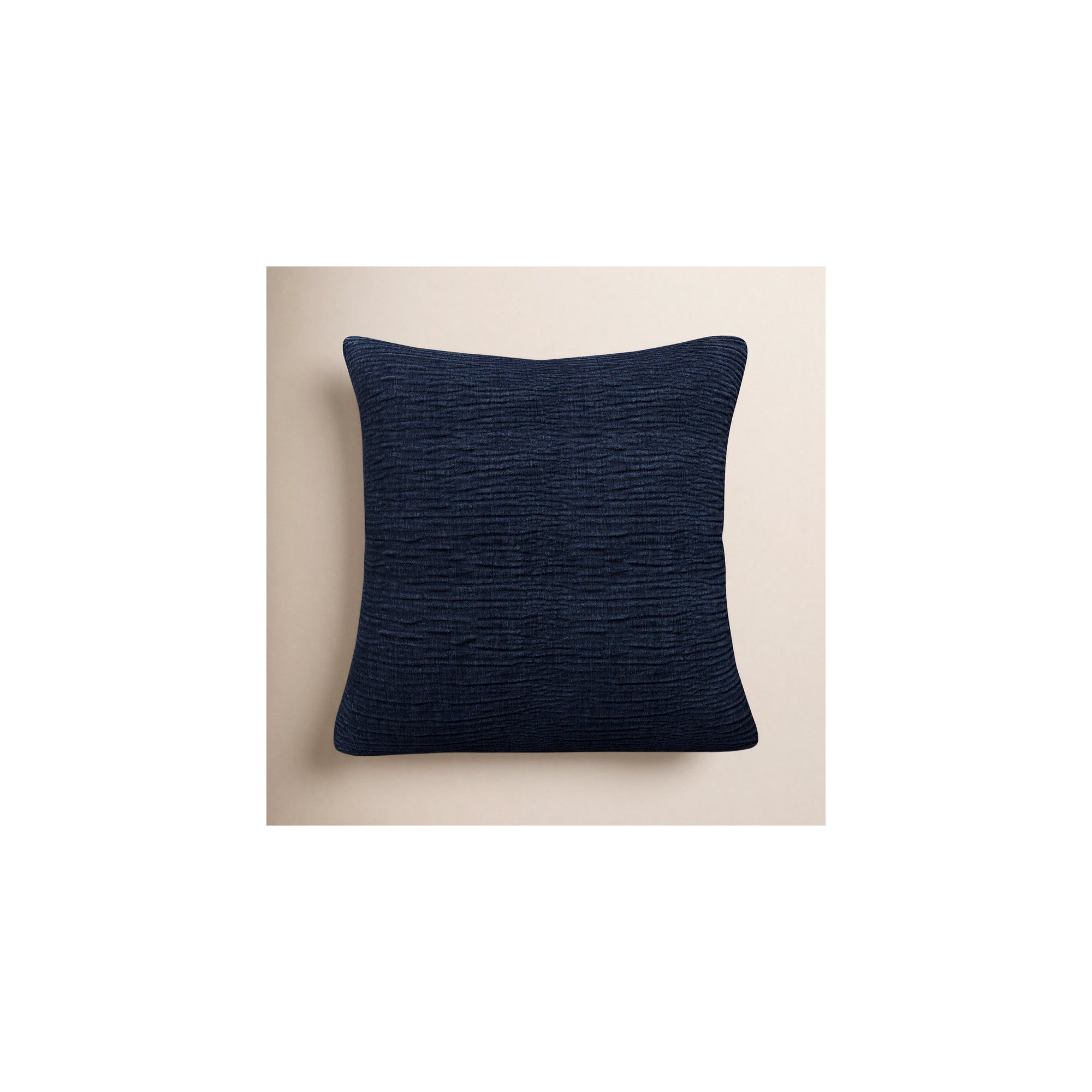 Edan Throw Pillow, 22"H x 22"W, Navy, Down