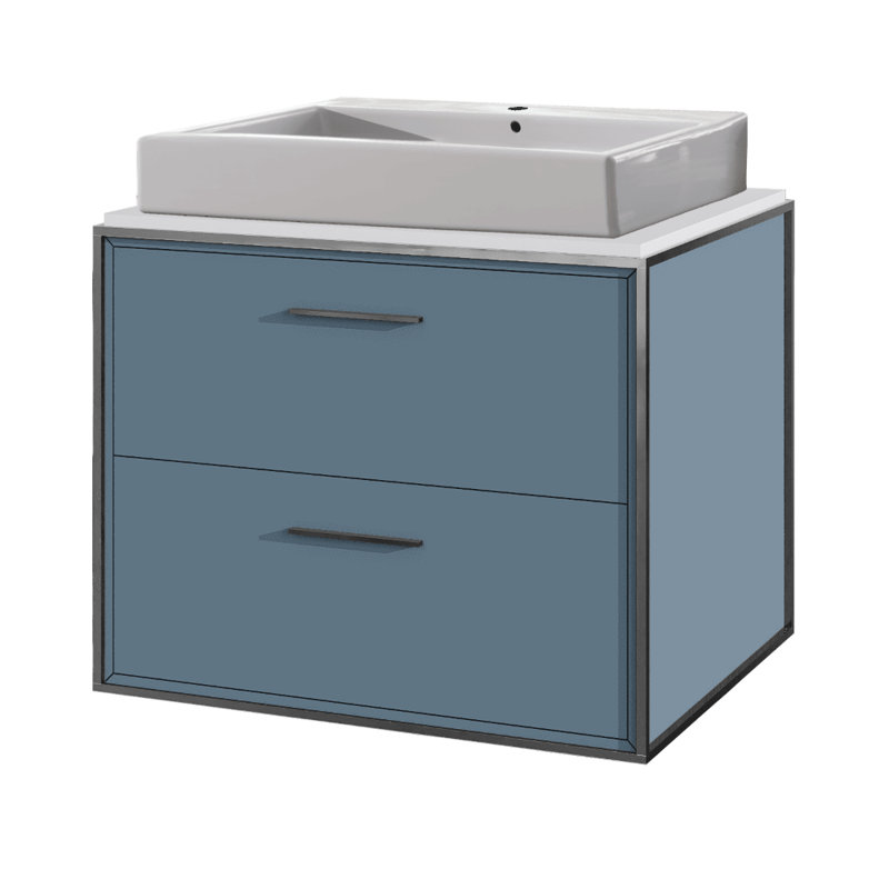 Aquaplane 22'' L Bathroom Sink, Single Hole
