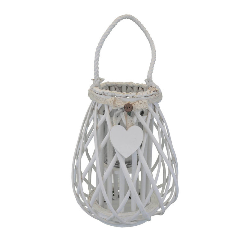 Glass Wall Lantern, White