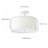 3- Milk white dimmable glass iron ceiling light