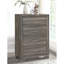 Commode à 4 tiroirs en chêne brun