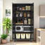 Armoire de rangement 71 po en métal, 2 portes, tablettes réglables - standard-130470707
