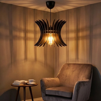 Lustre sphérique câblé 1 lumière à conception spéciale