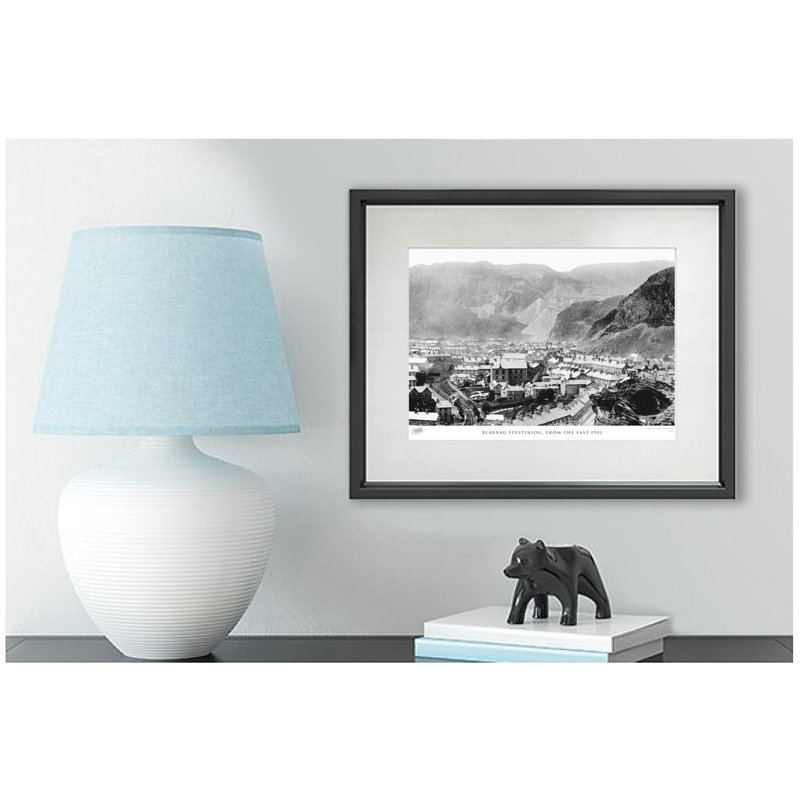 Blaenau Ffestiniog, From The East 1901 - Single Picture Frame Print, 45cm H x 60cm W x 2.3cm D