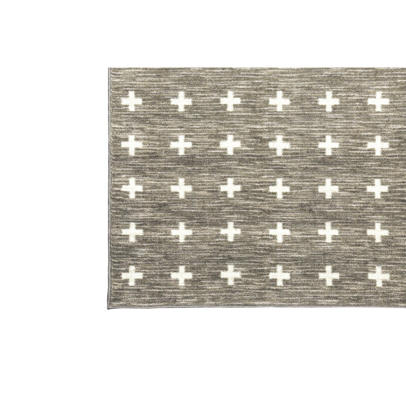 Tapis gris Willson, Rectangle 5 pi x 8 pi