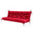 Swing Cushion Replacement For 2-3 Seater Outdoor Bench,60" Patio Porch Swing Seat Cushion - Heavy-Duty Universal Fit Outdoor Furniture Cushions, Weather-Resistant，Red-518733581