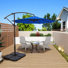 Parasol déporté Hartt de 3 m