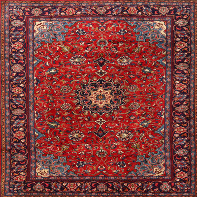 Tapis oriental rouge / brun / beige Mohsin