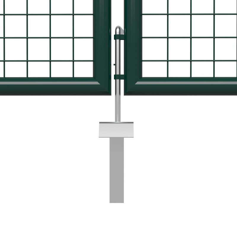 Adara 150cm H x 400cm W Green Metal Gate