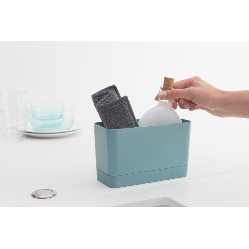 Brabantia Sinkside Plastic Caddy Organizer, Mint