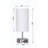 16" Metal Table Lamp Set with USB