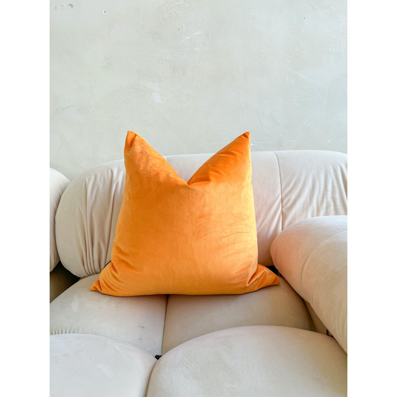 Velvet Pillow Cover, 18" x 18", Sunset
