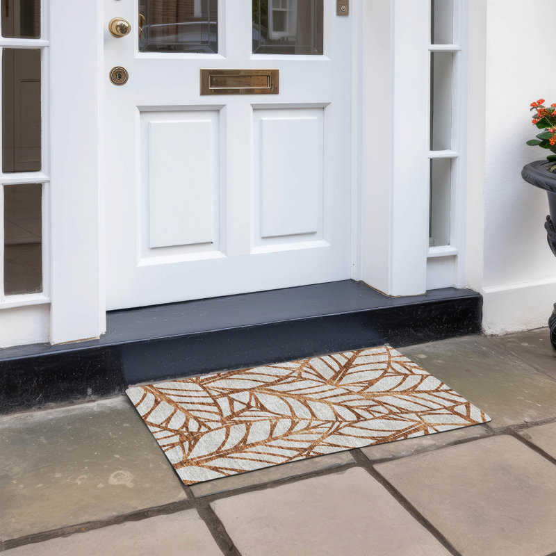 Tapis intérieur / extérieur Neysa, Rectangle 1 pi 8 po x 2 pi 6 po