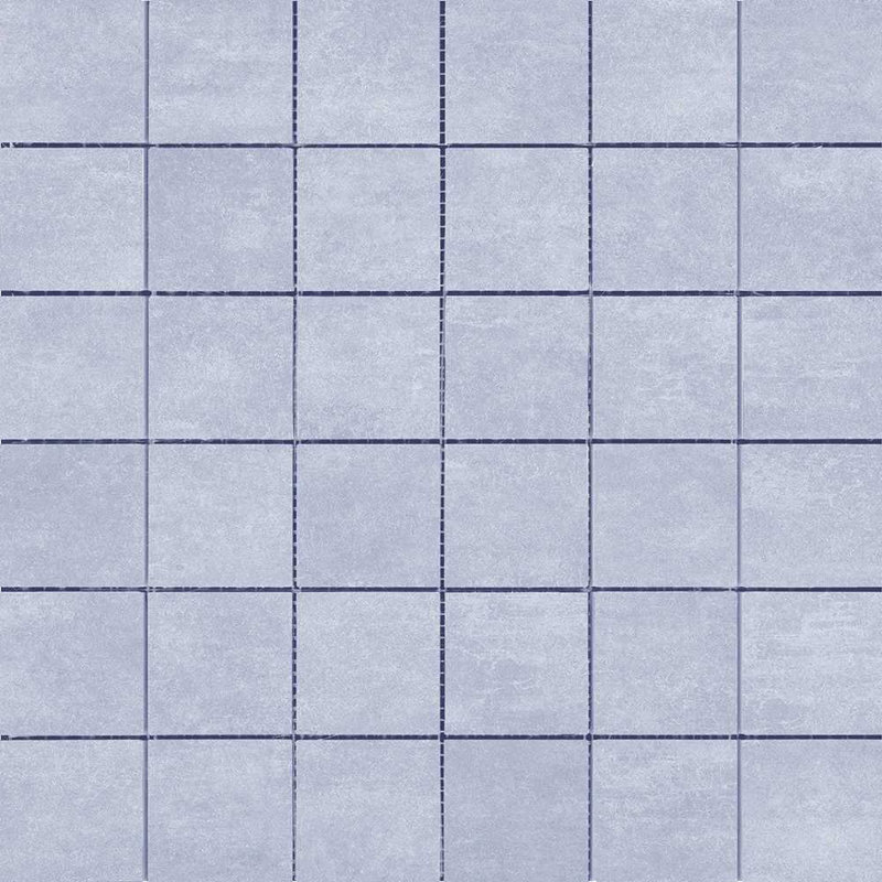 Carreaux de sol et muraux en mosaïque de porcelaine Quell 2 po x 2 po, Bleu
