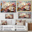White Pink Magnolias Magnolia Symphony II On Canvas Print-1806152197-1806152196