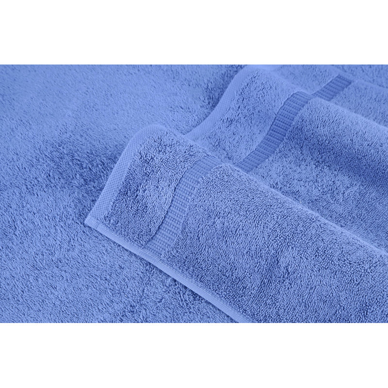 Agathon Turkish Towel,100% Cotton Washcloth, Blue