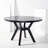 Round Solid Wood Base Dining Table-66815745