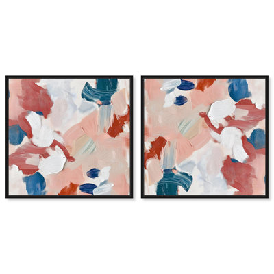«Emotion Colors I Set Canvas Pastel Hue Abstract» par Art Remedy