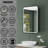 Gernold 20'' W x 28'' H LED Medicine Cabinet with Mirror, Dimmable Light, Anti-Fog, Memory Function, Extra-Large Storage Space,  Adjustable Glass Shelves, ETL Certified, Right Hinge, Black-1459826522-1474053781-1464136537