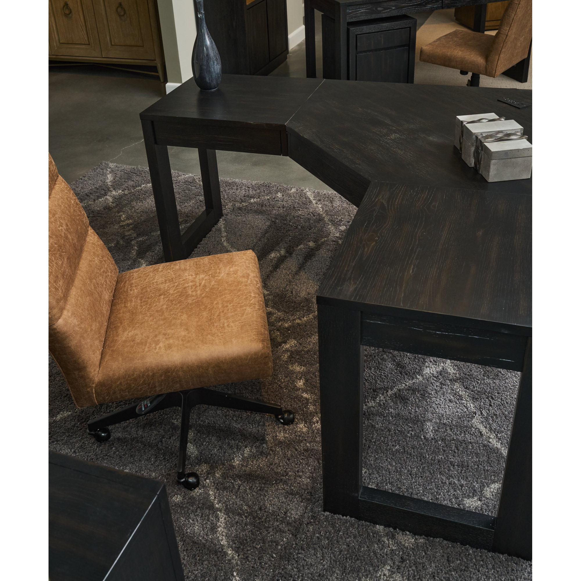 Chris Corner Desk, Black