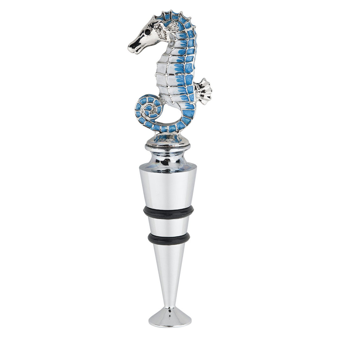 Wine Bottle Stopper, Seahorse Rosecliff Heights