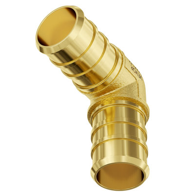 Pipe Fittings, 1/2" 50PCS Brass Pipe Fittings, Clamp-style Elbows Pipe Connector Brass Air Fittings, Heavy Duty Plumbing Fittings Tube Adapter for Heating/Shower Systems, Outdoor Water Pipes