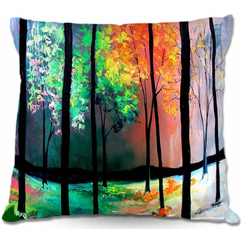 Coussin décoratif à quatre saisons the canapé, 18 po x 18 po