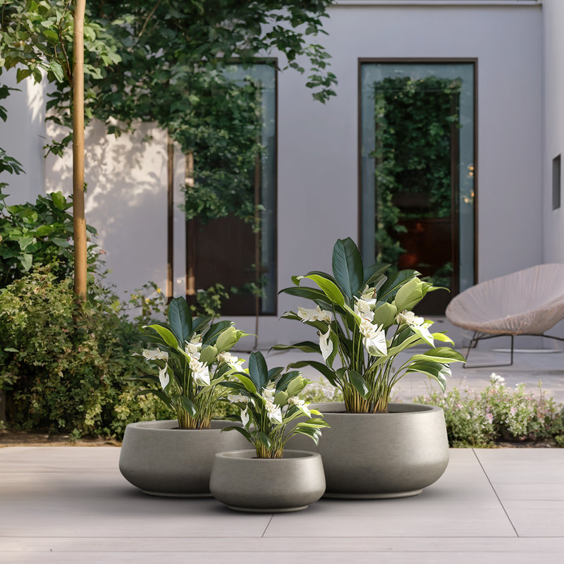 Keshan Handmade Pot Planter, Pale Yellow