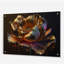 Rainbow Peony, or liquide I - pivoines, art mural en acrylique pour la cuisine-1416794885
