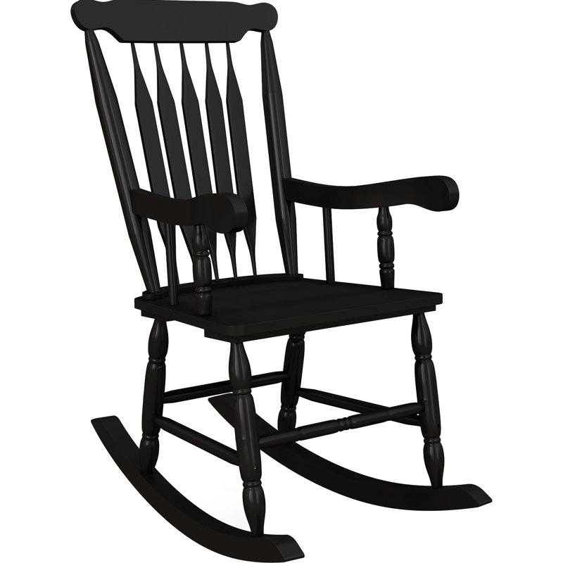 Chaise berçante en bois Classic Comfort