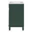 Meuble-lavabo de 24 po avec lavabo supérieur, armoire de rangement moderne avec 2 portes à fermeture douce et tablette réglable, structure en bois massif.