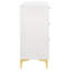 Commode rectangulaire à 6 tiroirs Karena